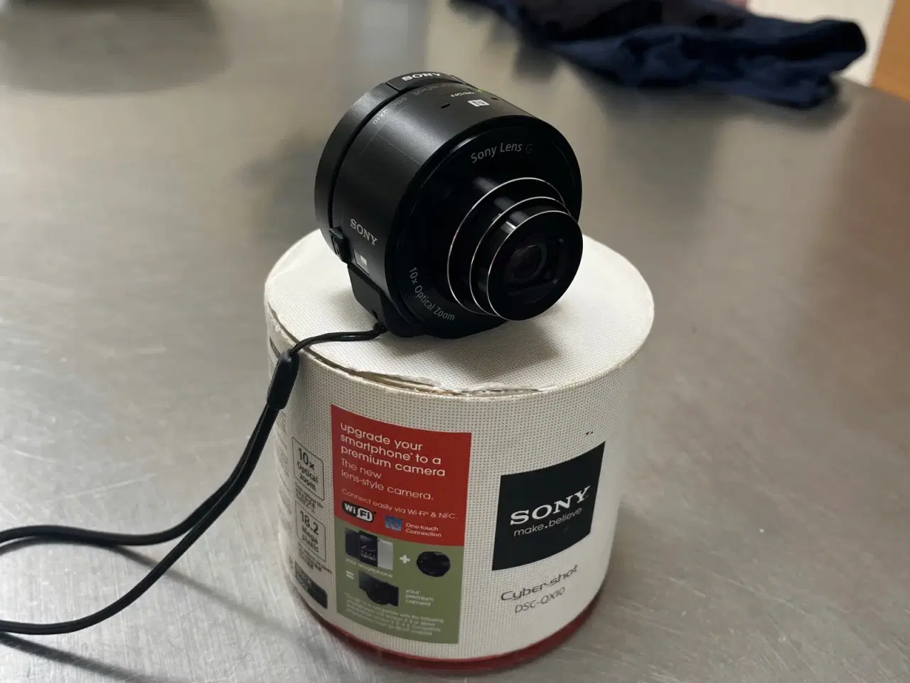 Billede 1 - Sony Cyber-shot DSC-QX10 kamera sort