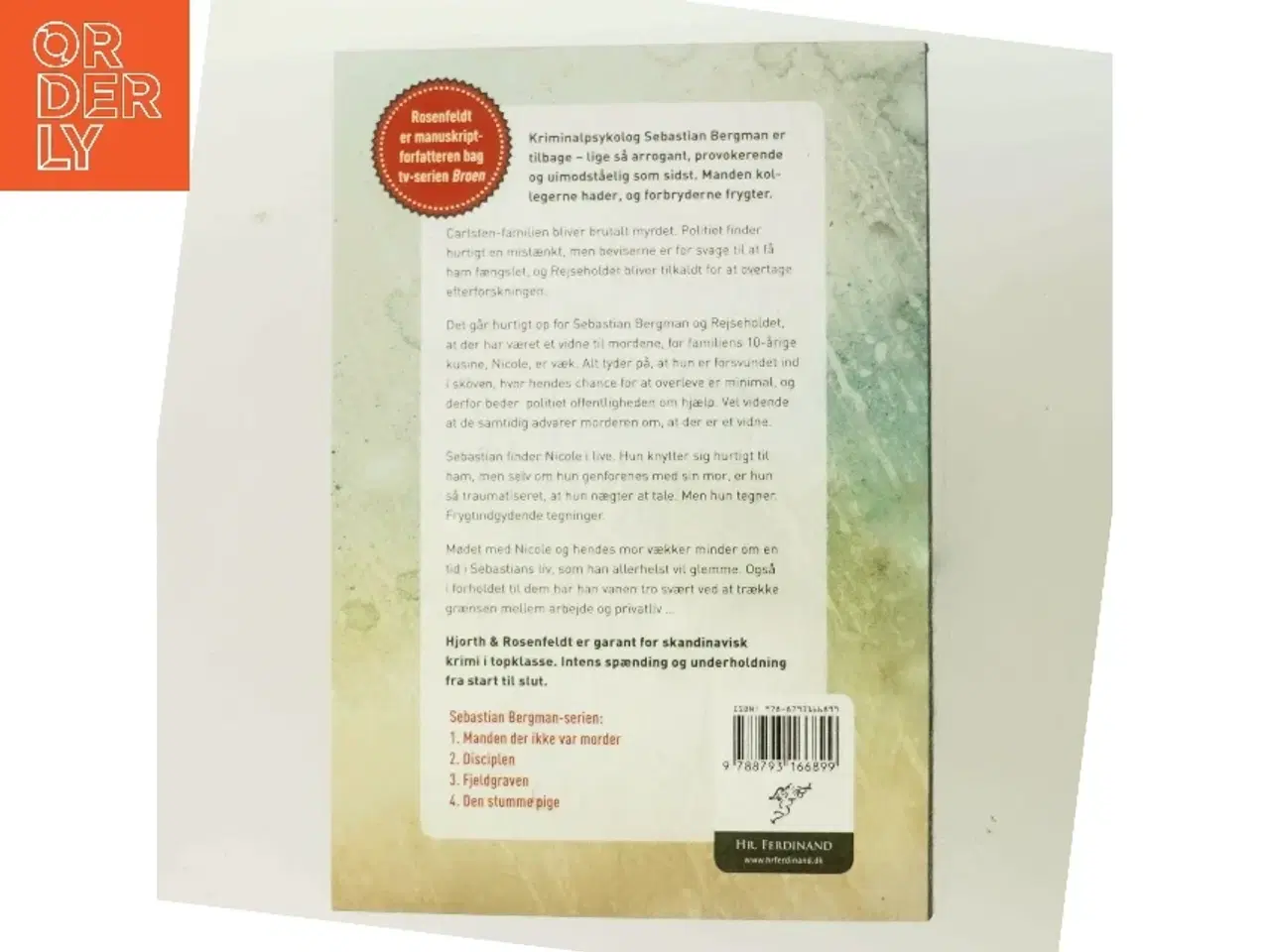 Billede 3 - Den stumme pige : kriminalroman af Michael Hjorth (f. 1963-05-13) (Bog)