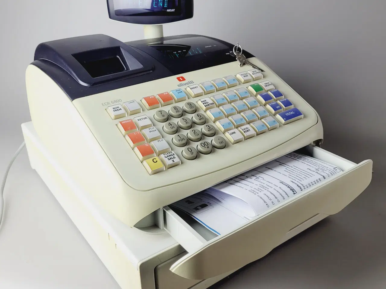 Billede 8 - ⭐️· Olivetti ECR 6800 Kasseapparat med skuffe