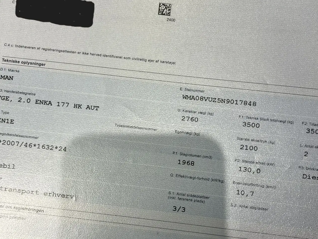 Billede 17 - MAN TGE 177HK MAN TGE med Box kasse og 750kg Z-lift