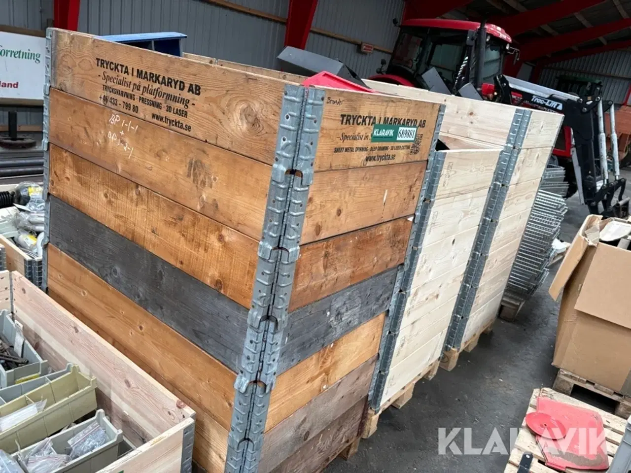 Billede 2 - Opbevaringskasser 3 paller