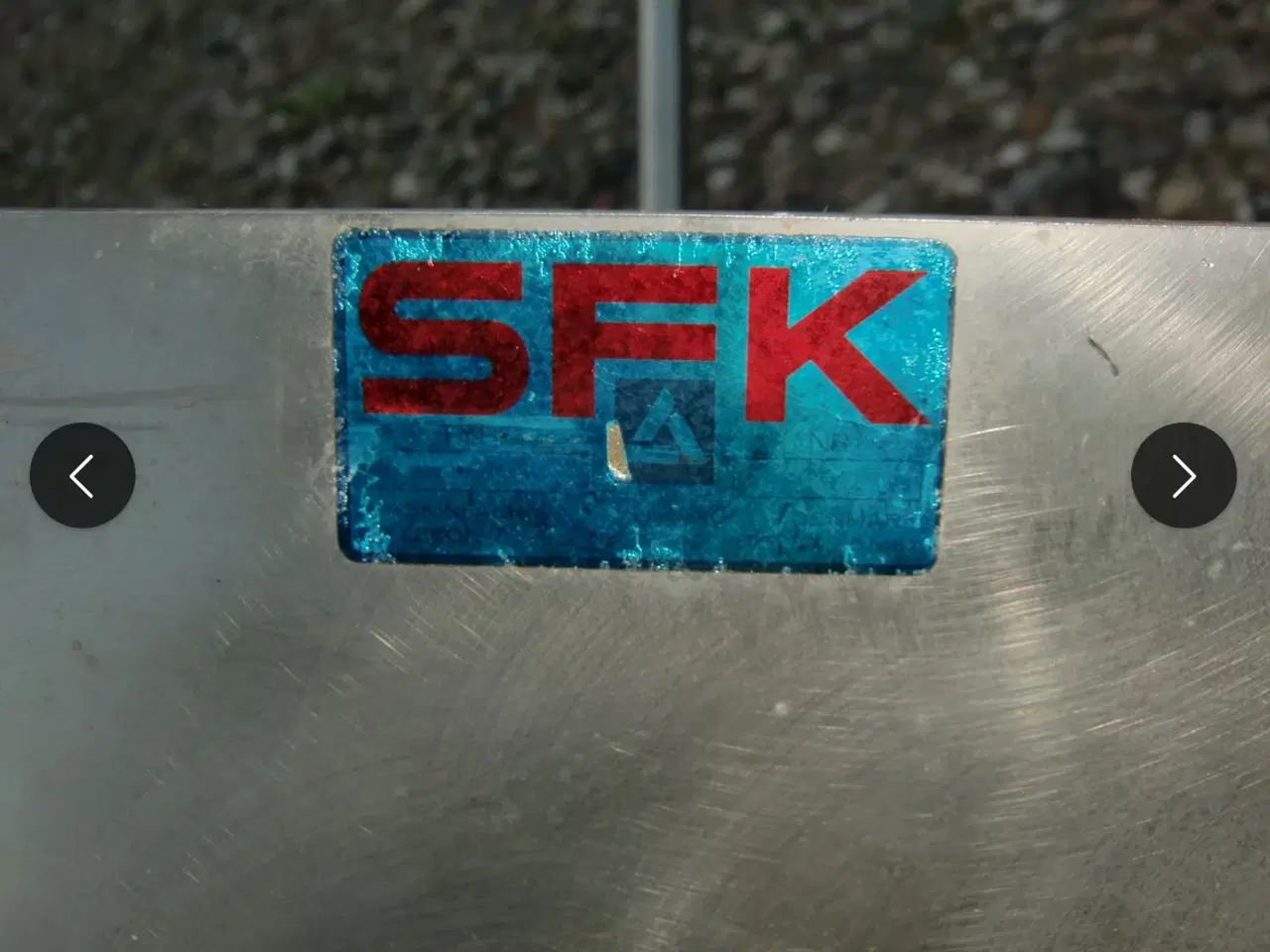 Billede 3 - Staldvask - Industrivask i rustfrit - knæbetjent.
