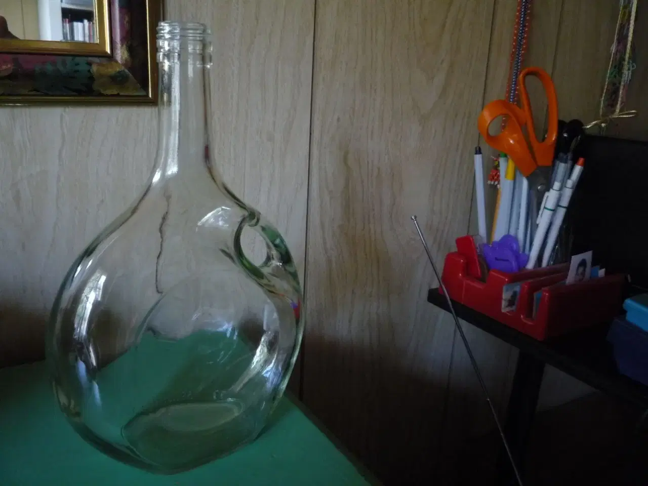 Billede 3 - Karafler eller glasflasker, 3 stk.
