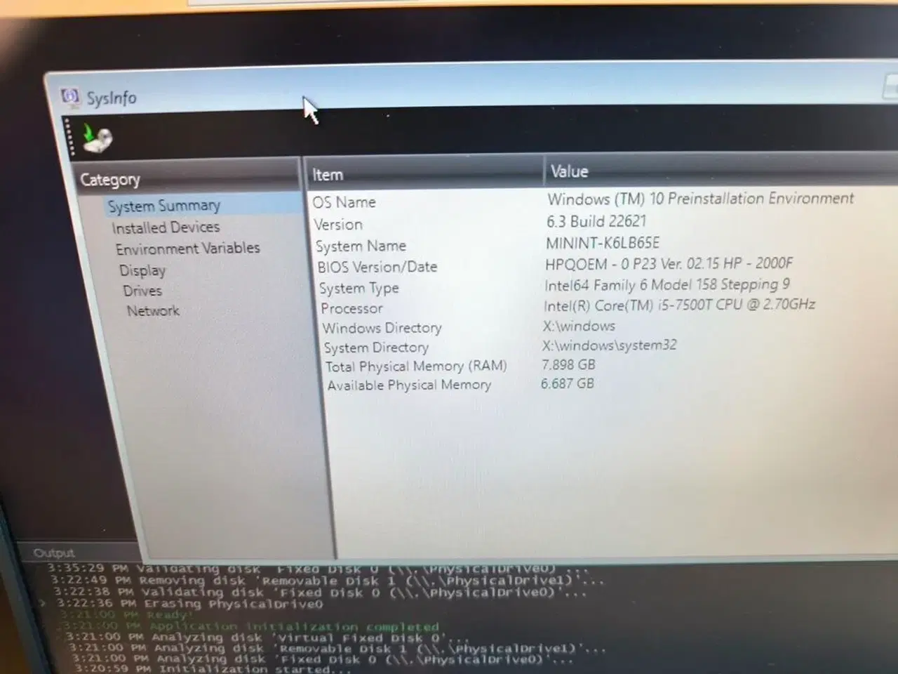Billede 6 - Skærm 22" m. tastatur HP L2206w (PC medfølger ikke)