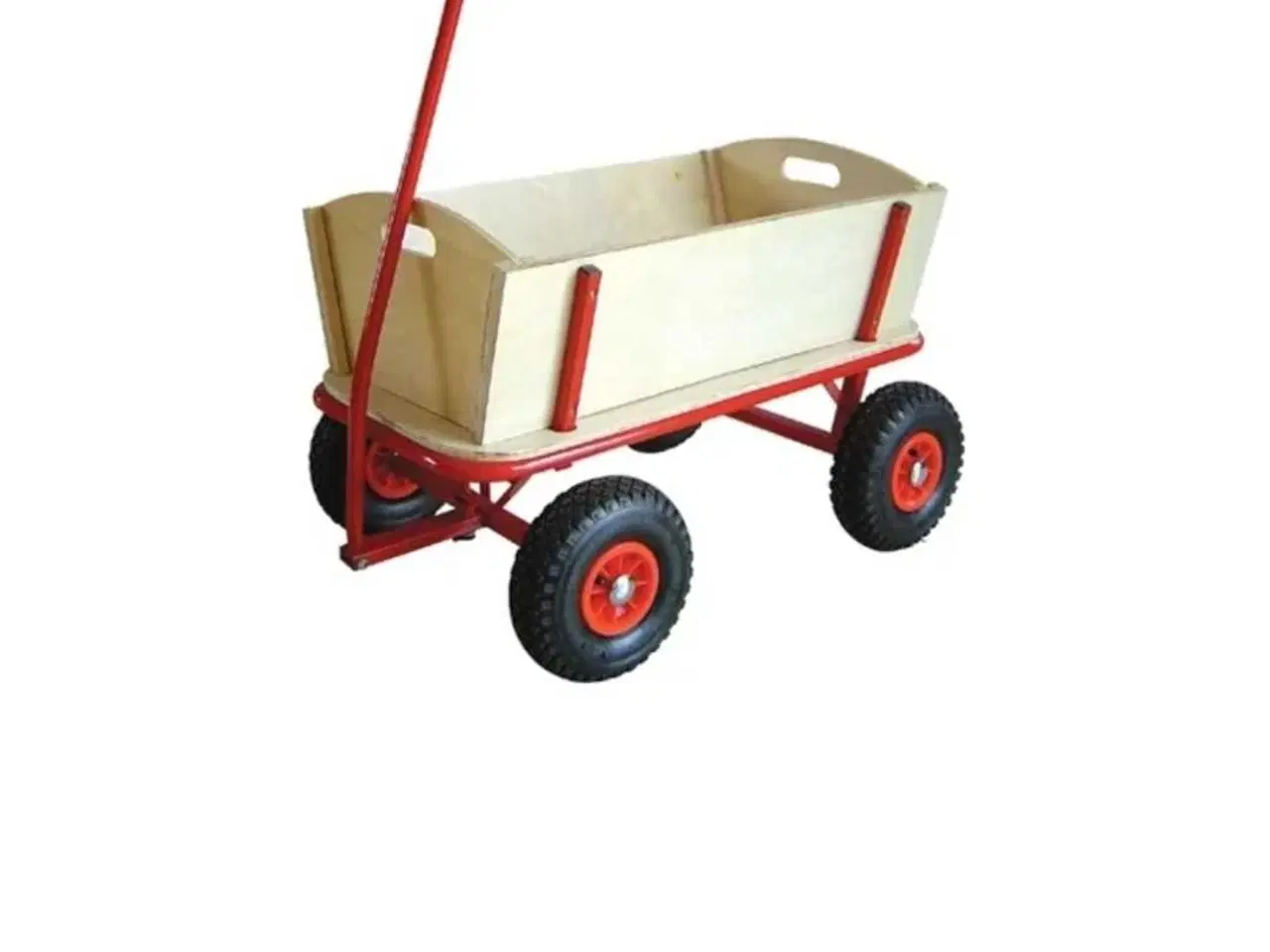 Billede 3 - Pæn trækvogn med trækasse 