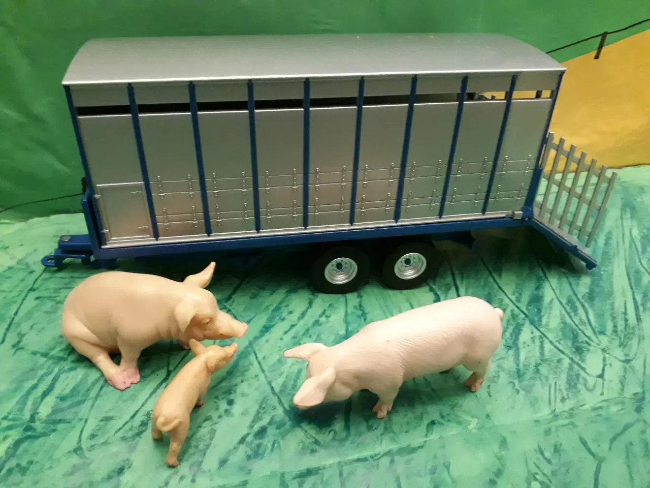 Billede 5 - Dyretransportvogn med 3 Grise