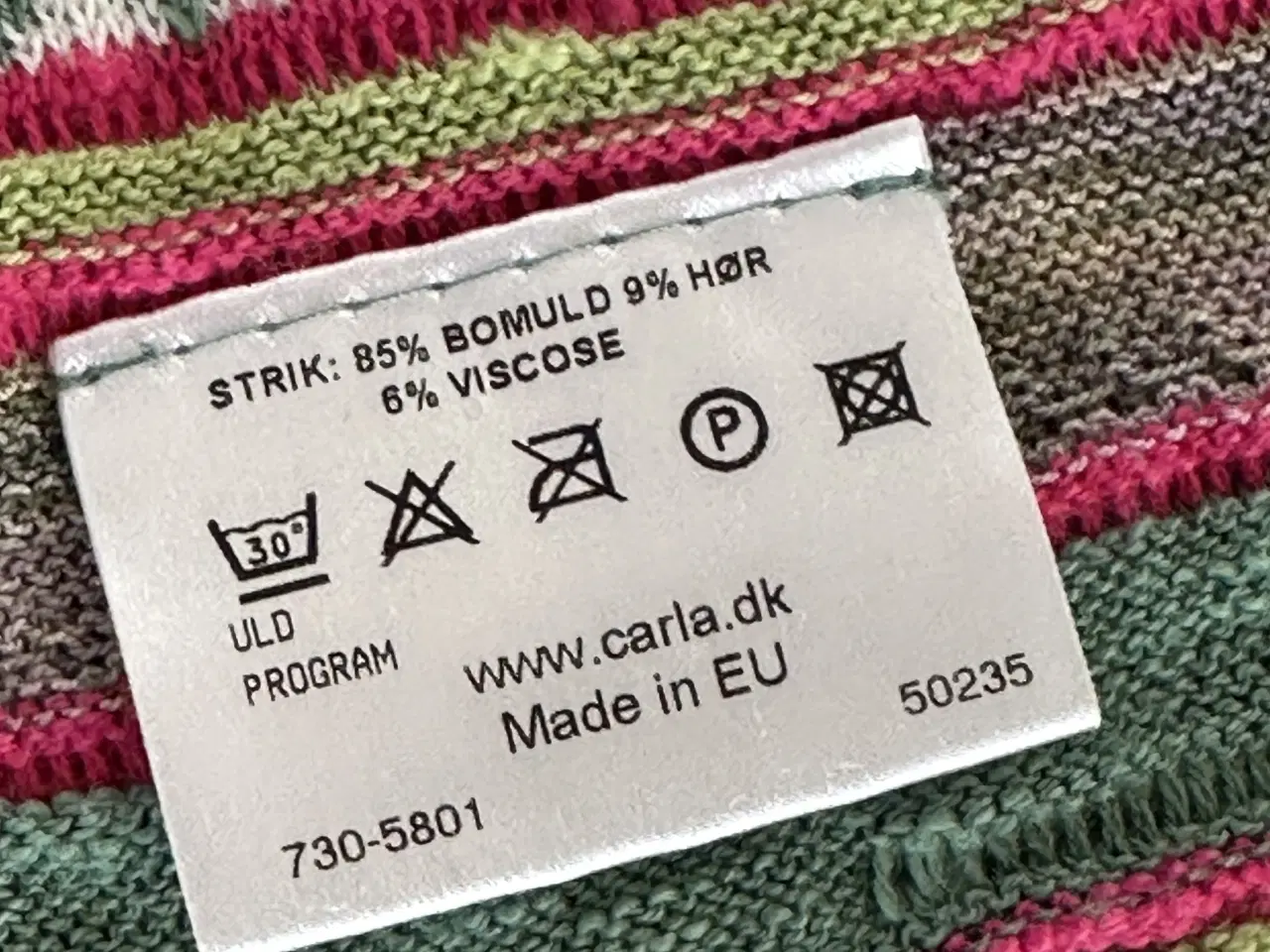 Billede 8 - To ubrugte flotte halstørklæder af uld og bomuld