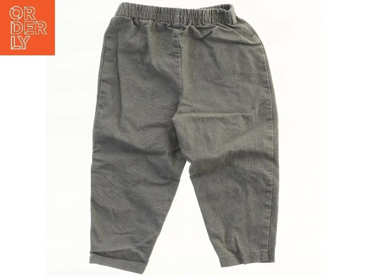 Billede 1 - Designer-børnebukser med kirsebær broderi (str.  længde 52 cm, talje 24 cm)