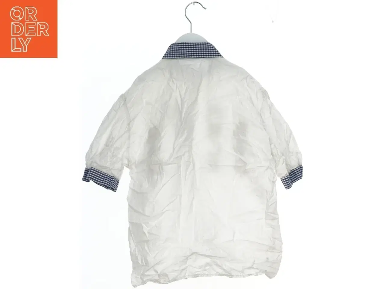 Billede 2 - Hvid skjorte med broderi fra Benetton (str. L)