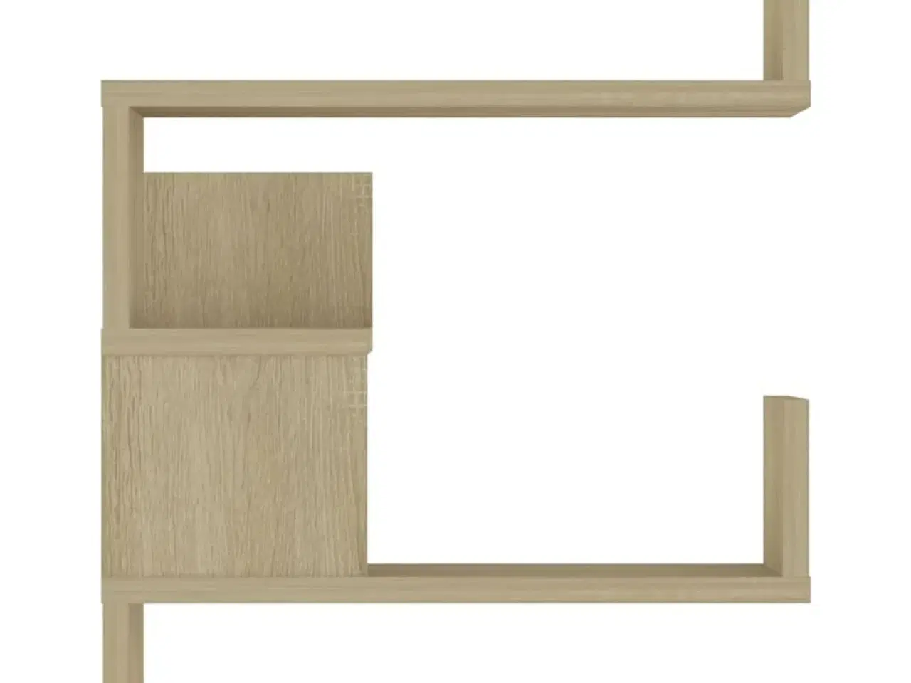 Billede 7 - Væghængte hjørnehylder 2 stk. 40x40x50 cm sonoma-eg