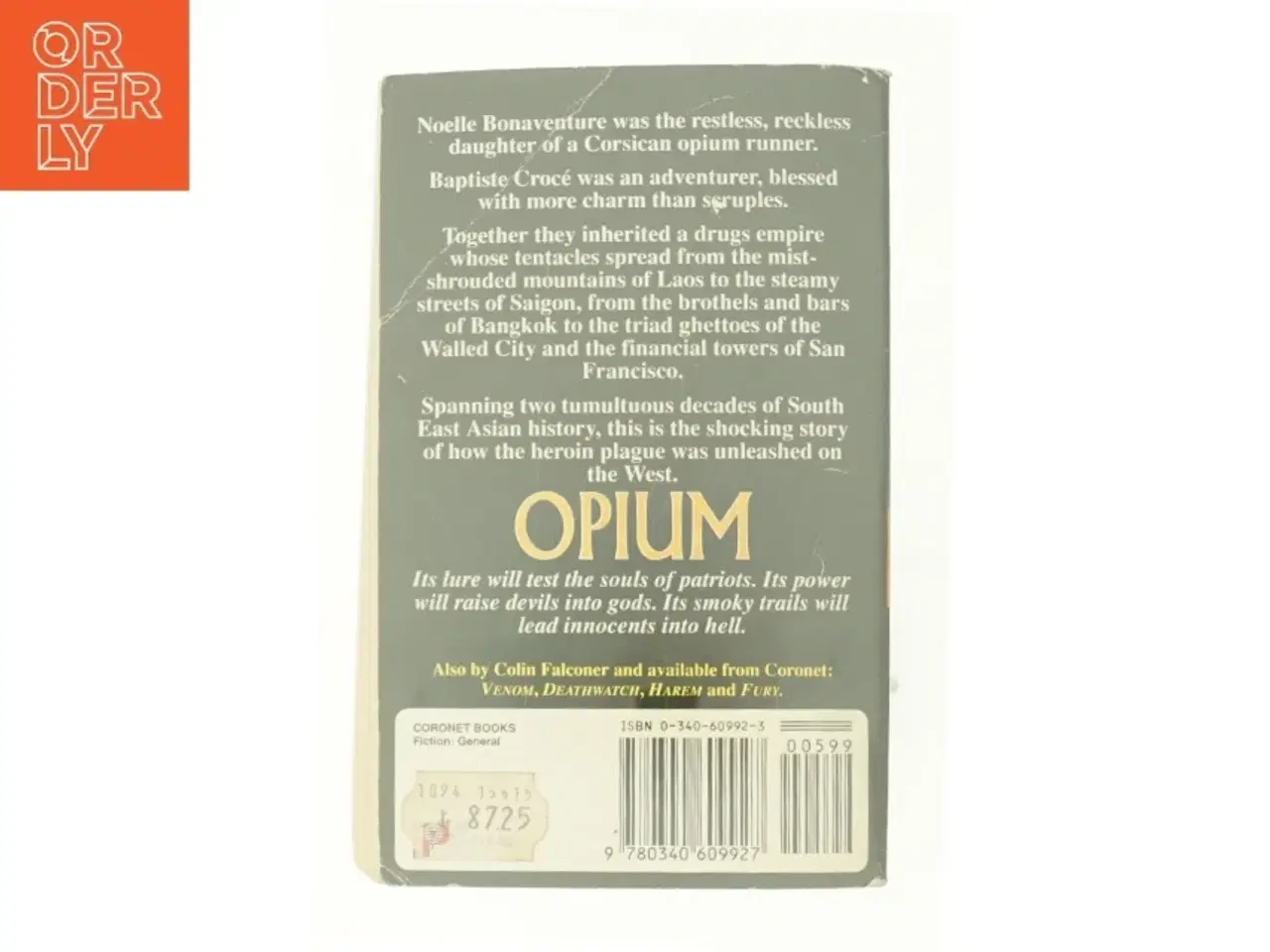Billede 2 - Opium af Colin Falconer (Bog)