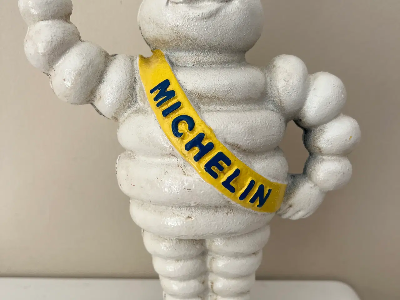 Billede 1 - Flot Michelin figur/sparebøsse i støbejern 