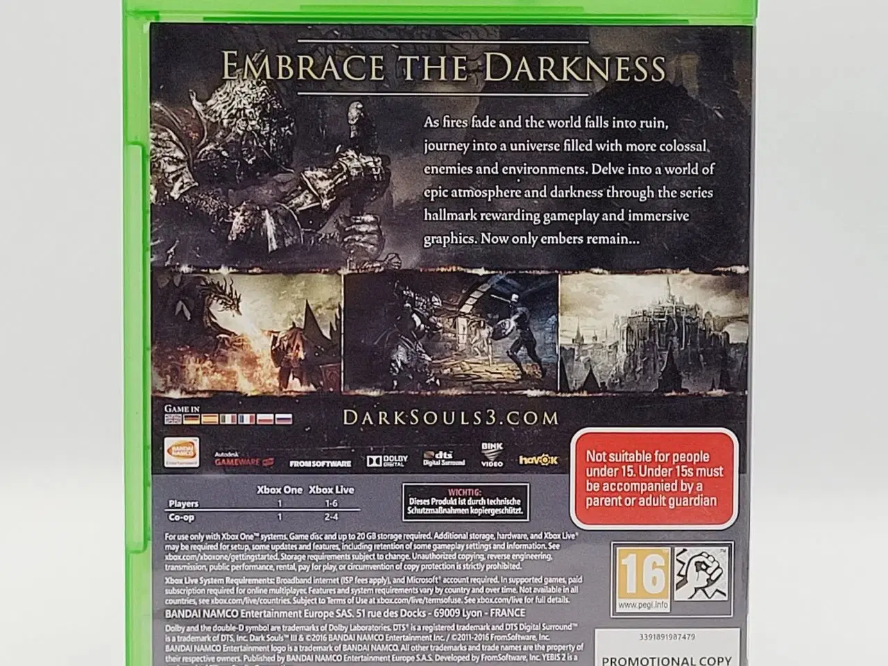 Billede 2 - ⭐️- XBOXONE: Dark Souls III