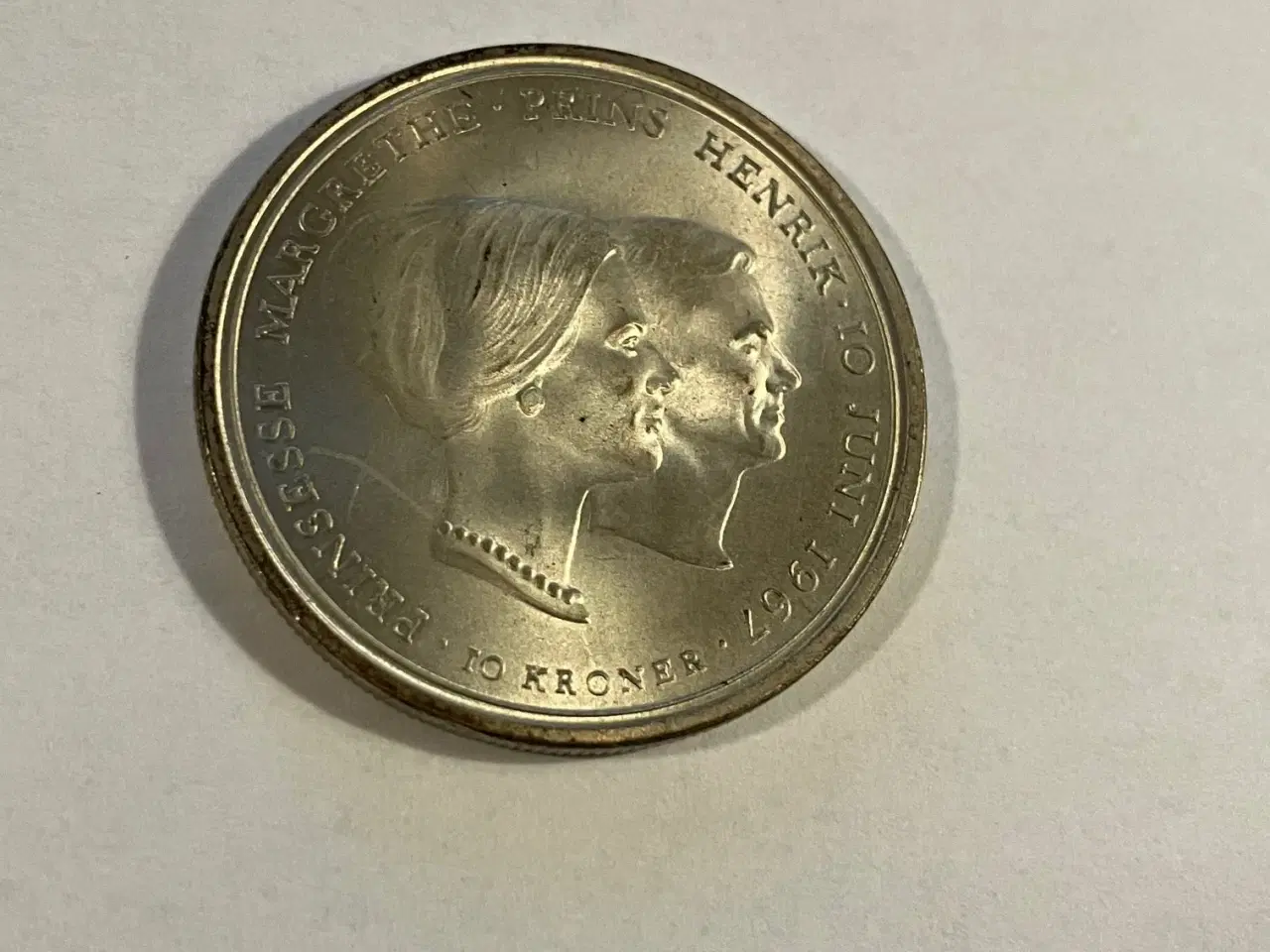 Billede 1 - 10 Kroner 1967 Sølvmønt