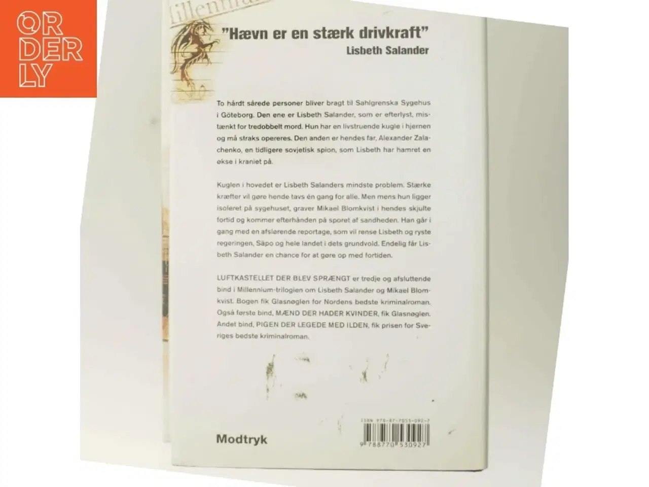 Billede 3 - Luftkastelletderblevsprngt Stir up a Hornets&#39; Nest of Girl. Shi Dige Larsen. the Danish Original. Hardcover](chinese Edition) af Stieg Larsson (Bo