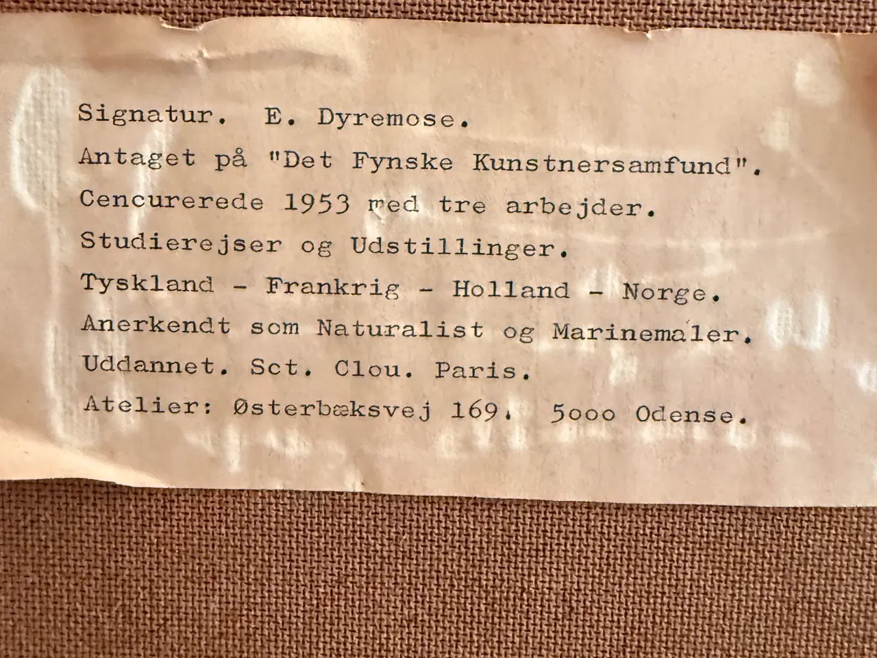 Billede 4 - Malerier af Erling Dyremose