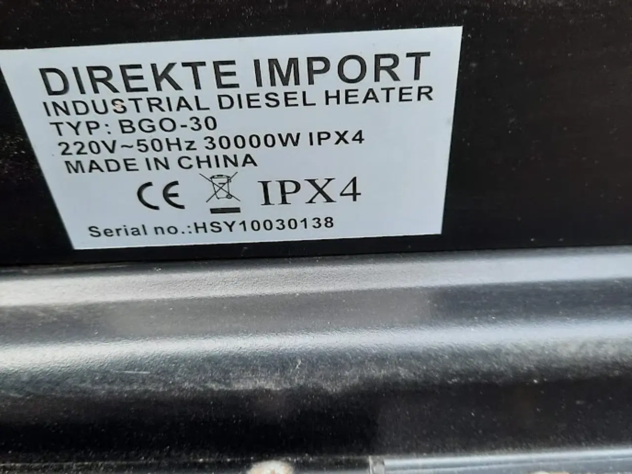 Billede 4 - Varmekanon, diesel, 220 v / 50 hz