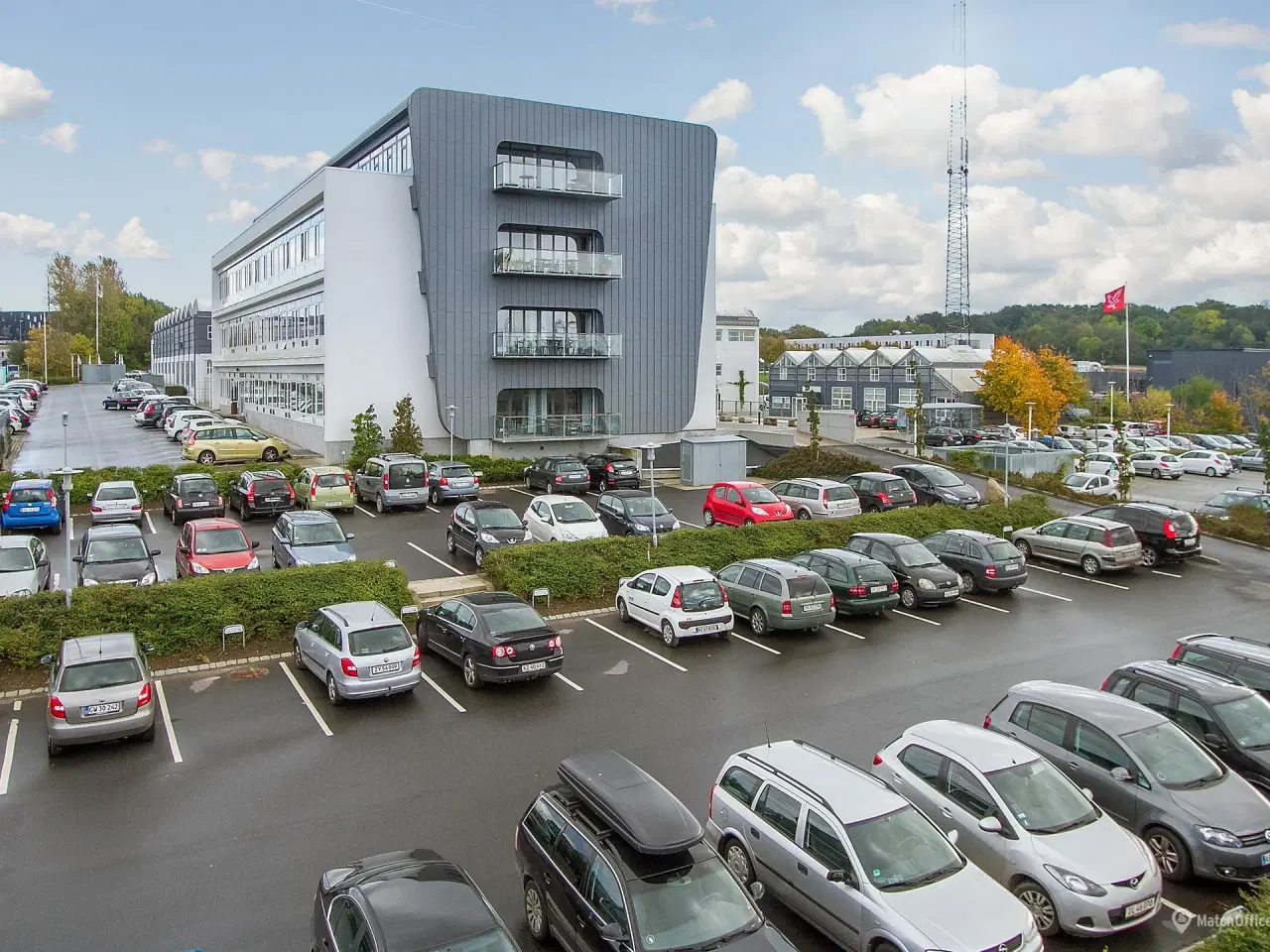 Billede 1 - Parkeringsplads på Science Center Skejby