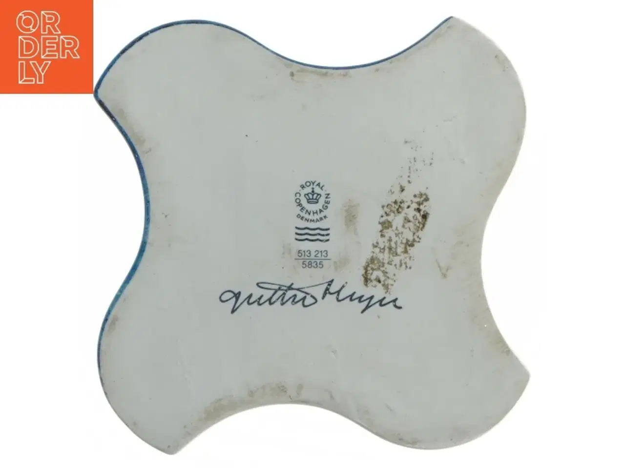 Billede 5 - Royal Copenhagen Ocean Moderne blå vase 13.5 x 12 cm Grethe Meyer (str. 13,5x12,5 cm)