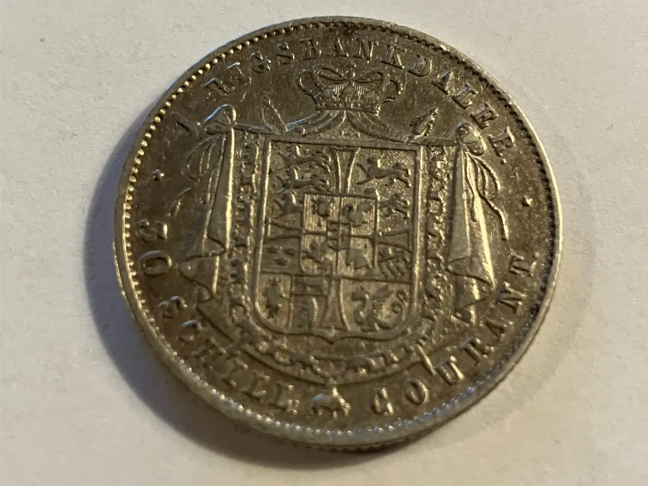 Billede 1 - 1 Rigsbankdaler 1847 VS Danmark