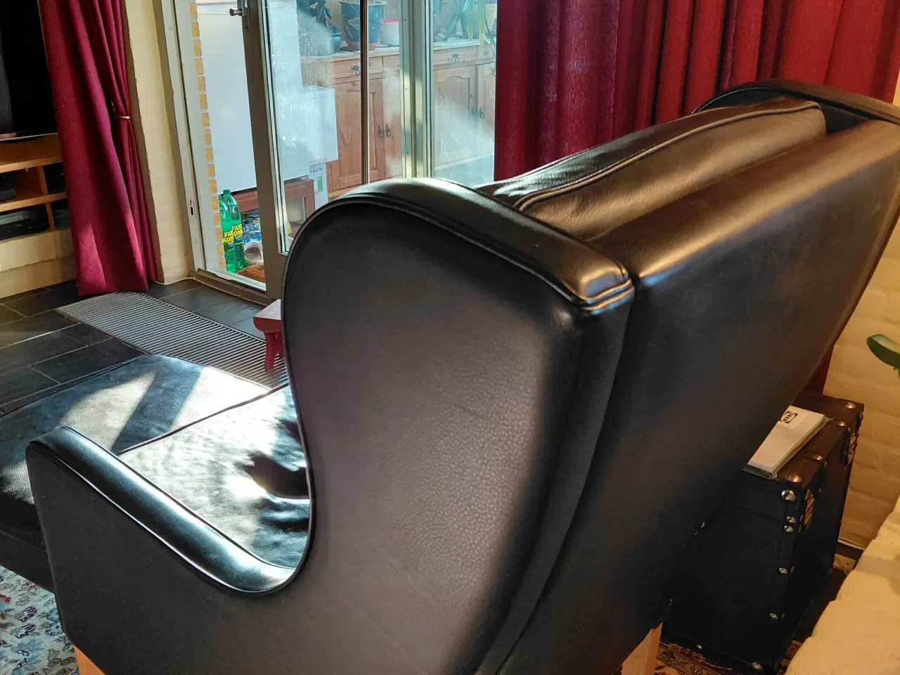 Billede 4 - ÆGTE MOGENS HANSEN ØREKLAPSTOL MED SKAMMEL