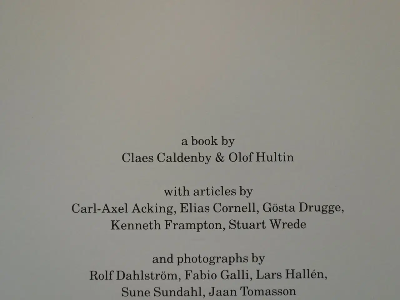 Billede 2 - asplund, by claes caldenby and olof hultin