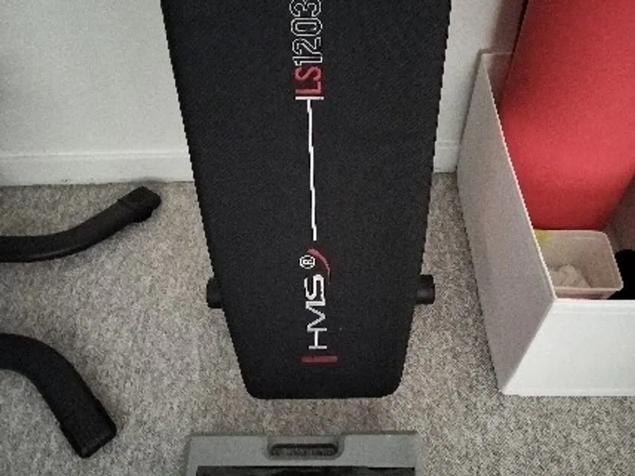 Billede 3 - Træningsbænk, med 15 kg vægtsæt.