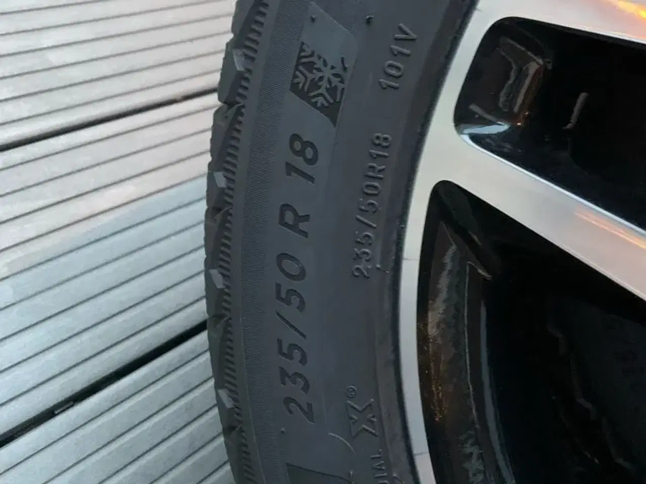 Billede 5 - Original Mercedes Alu fælge med dæk