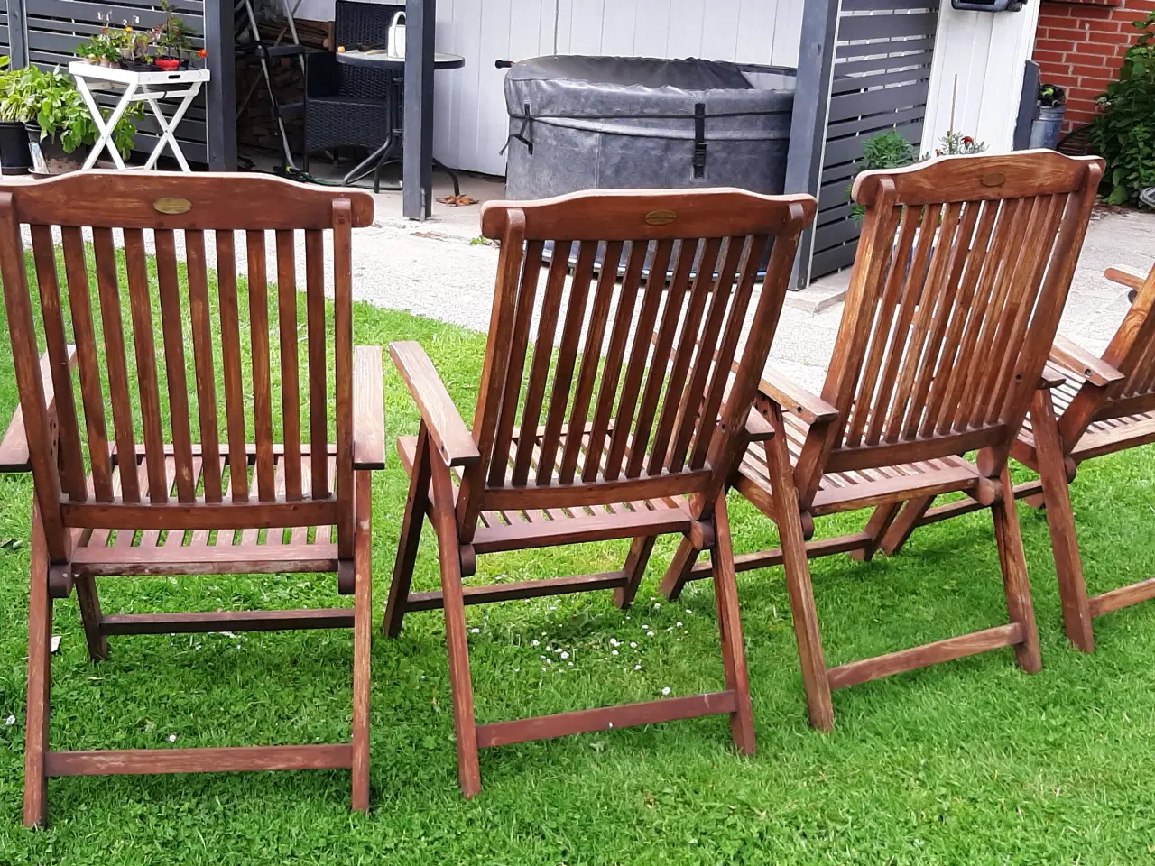 Billede 4 - 4 Teak havestole