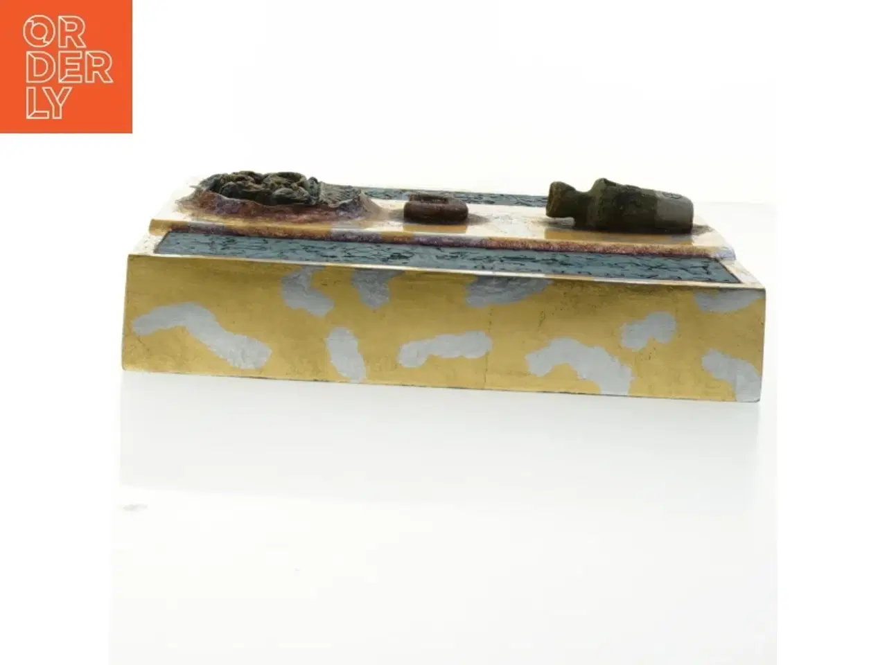 Billede 2 - Vægdekoration af Mogens Leander fra Rikki Tikki (str. 22,5x22,5 cm)