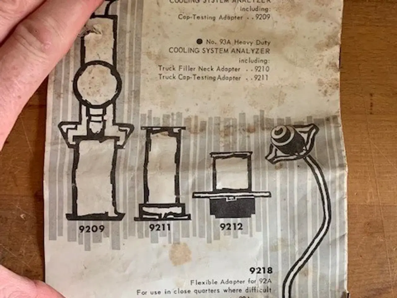 Billede 4 - Tryktester til kølesystem på veteranbiler