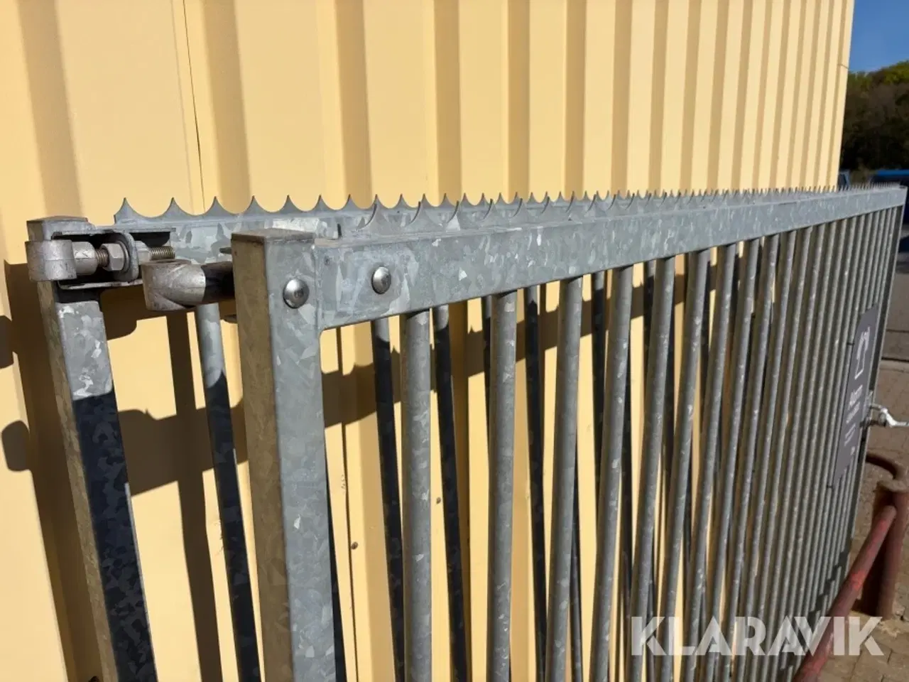 Billede 3 - Adgangsport galvaniseret - med stolper