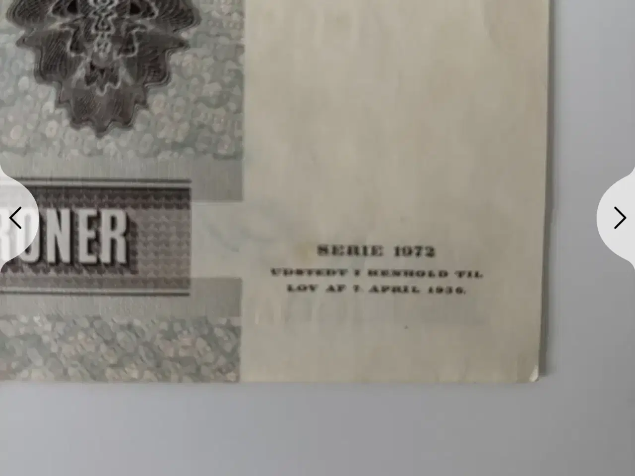 Billede 3 - Fin 1000 kr seddel