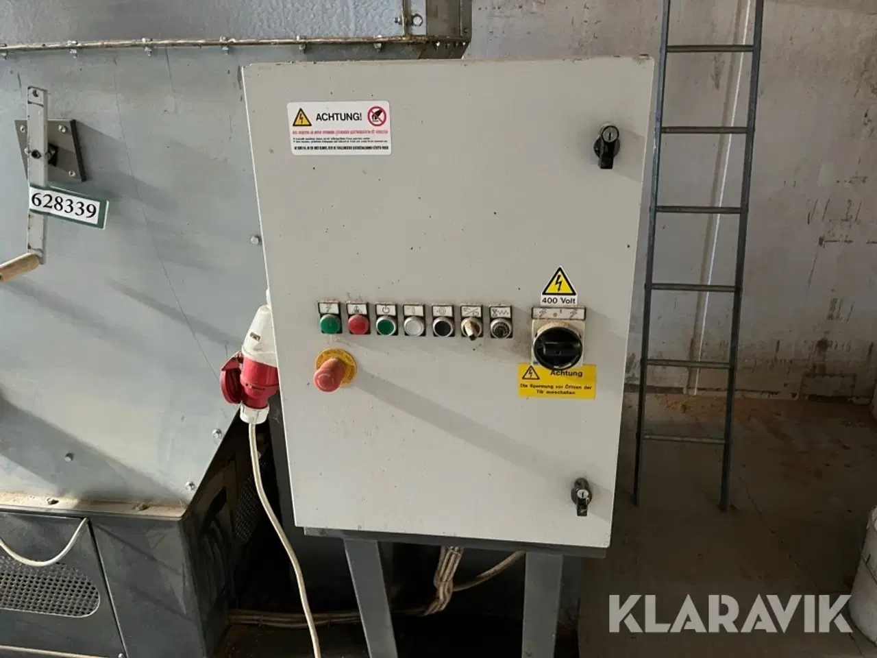 Billede 11 - Briketpresser Felder FBP70 med silo og sækkerunddel