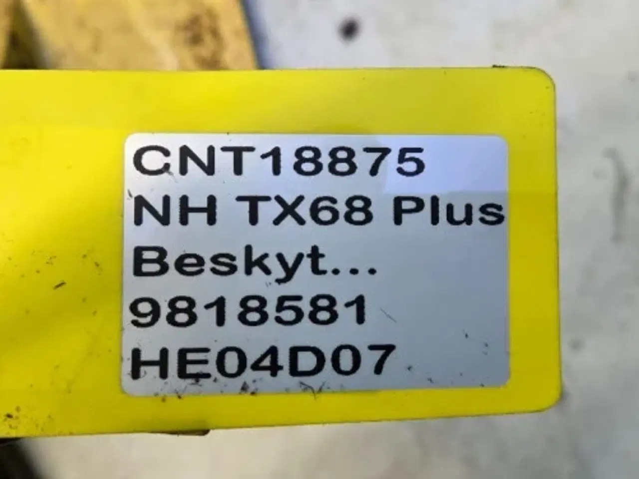 Billede 10 - New Holland TX68 Beskyttelseskærm 9818581