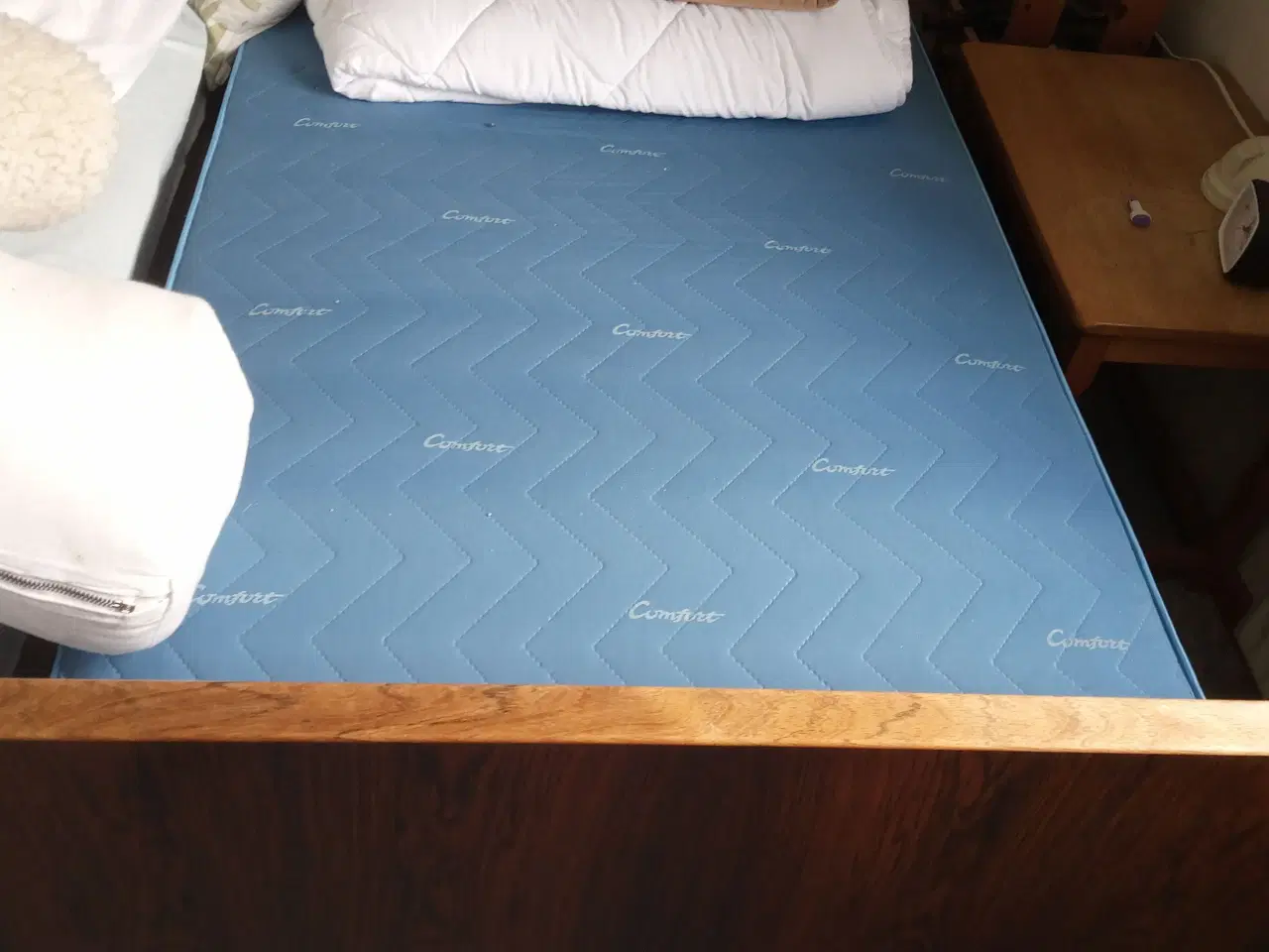 Billede 1 - To palisander senge med madraser