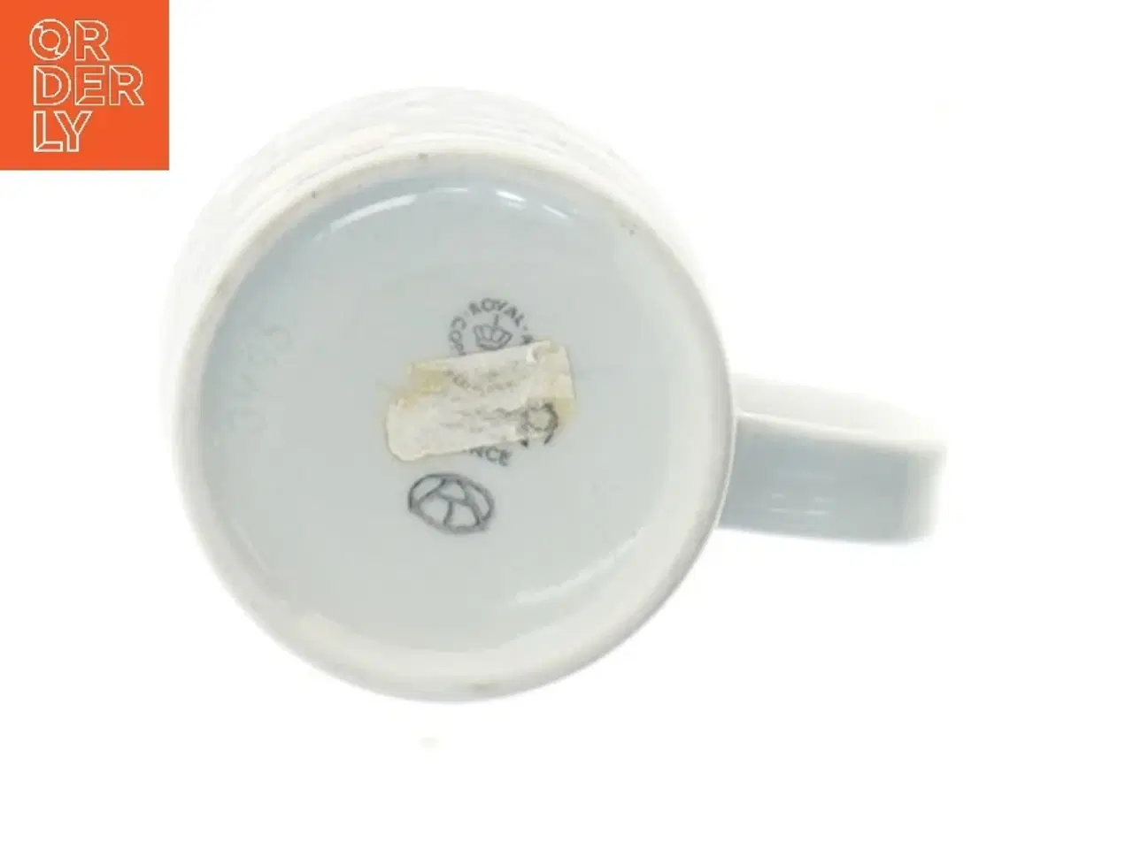 Billede 2 - Keramikkop med farverigt mønster fra Royal Copenhagen (str. Ø 7 cm længde 7,5 cm)