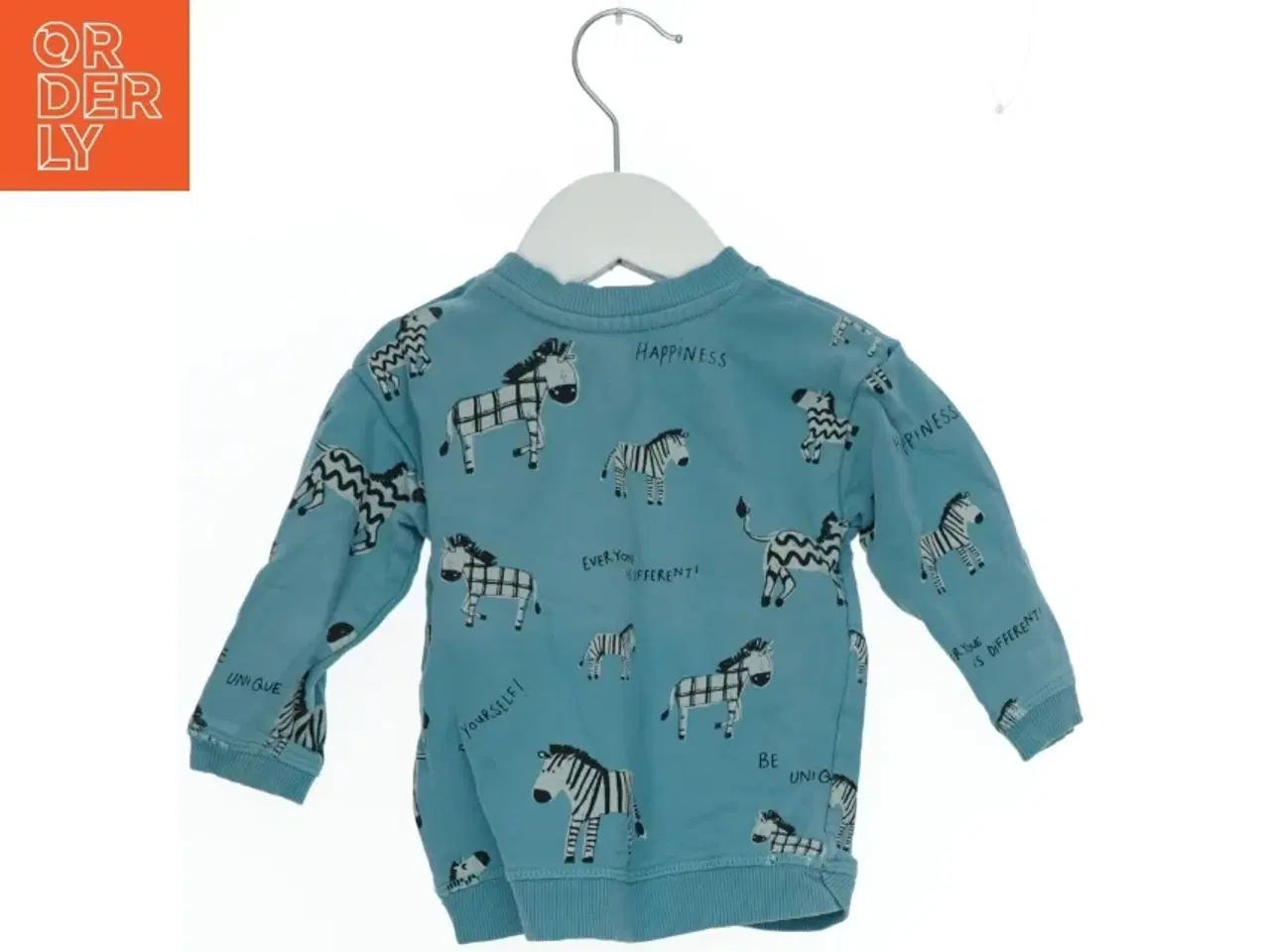 Billede 2 - Langærmet bluse med zebra design fra H&M (str. 74)