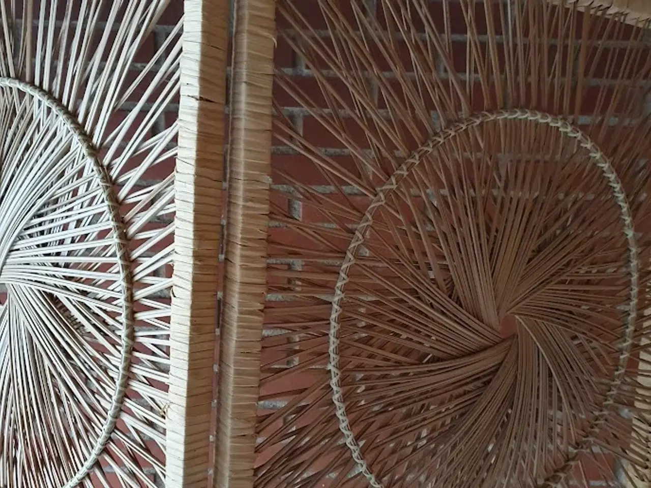 Billede 3 - Rumdeler, skærm. 3 panels foldbar flet skærm