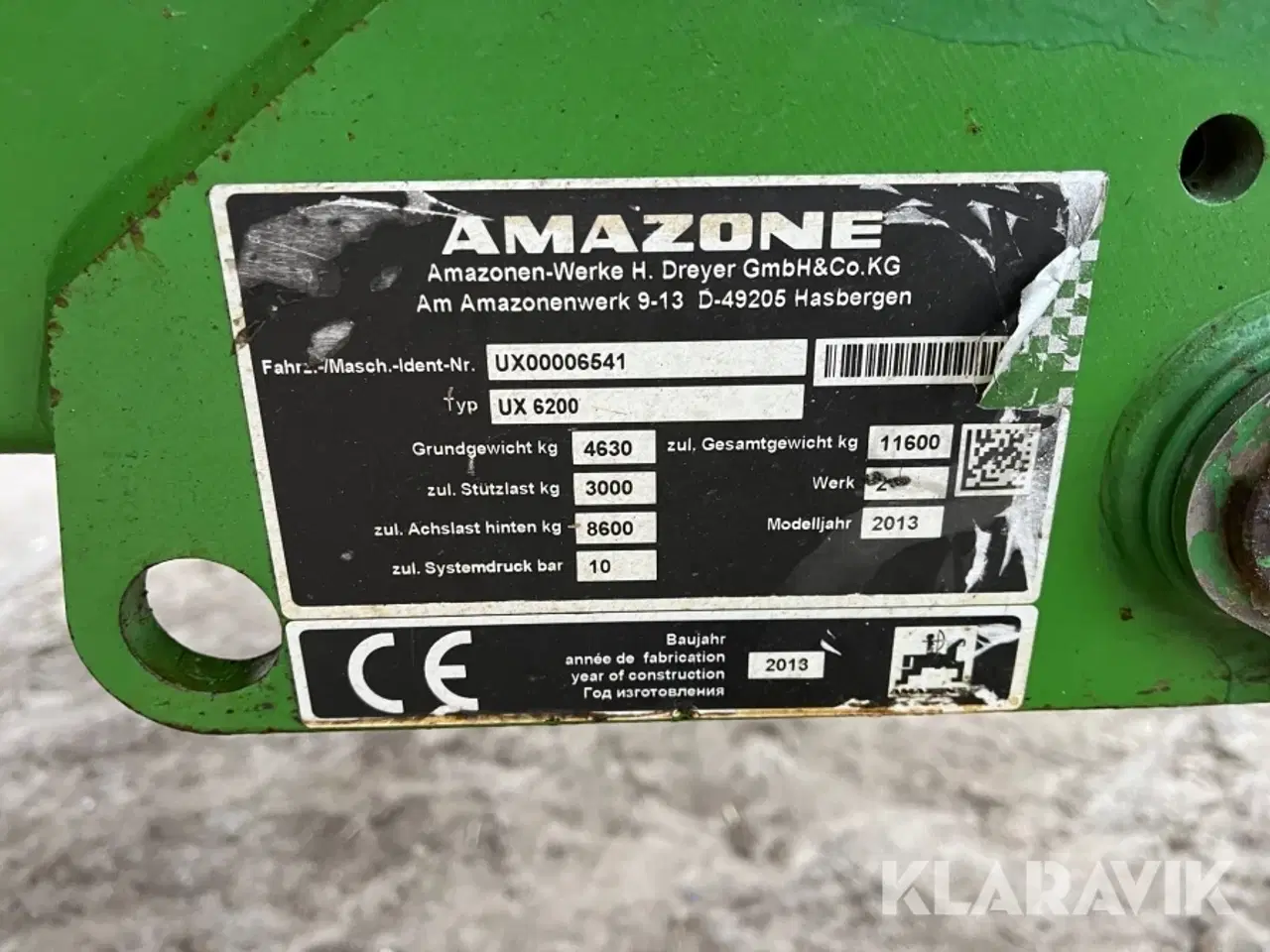 Billede 9 - Marksprøjte Amazone UX 6200 Super