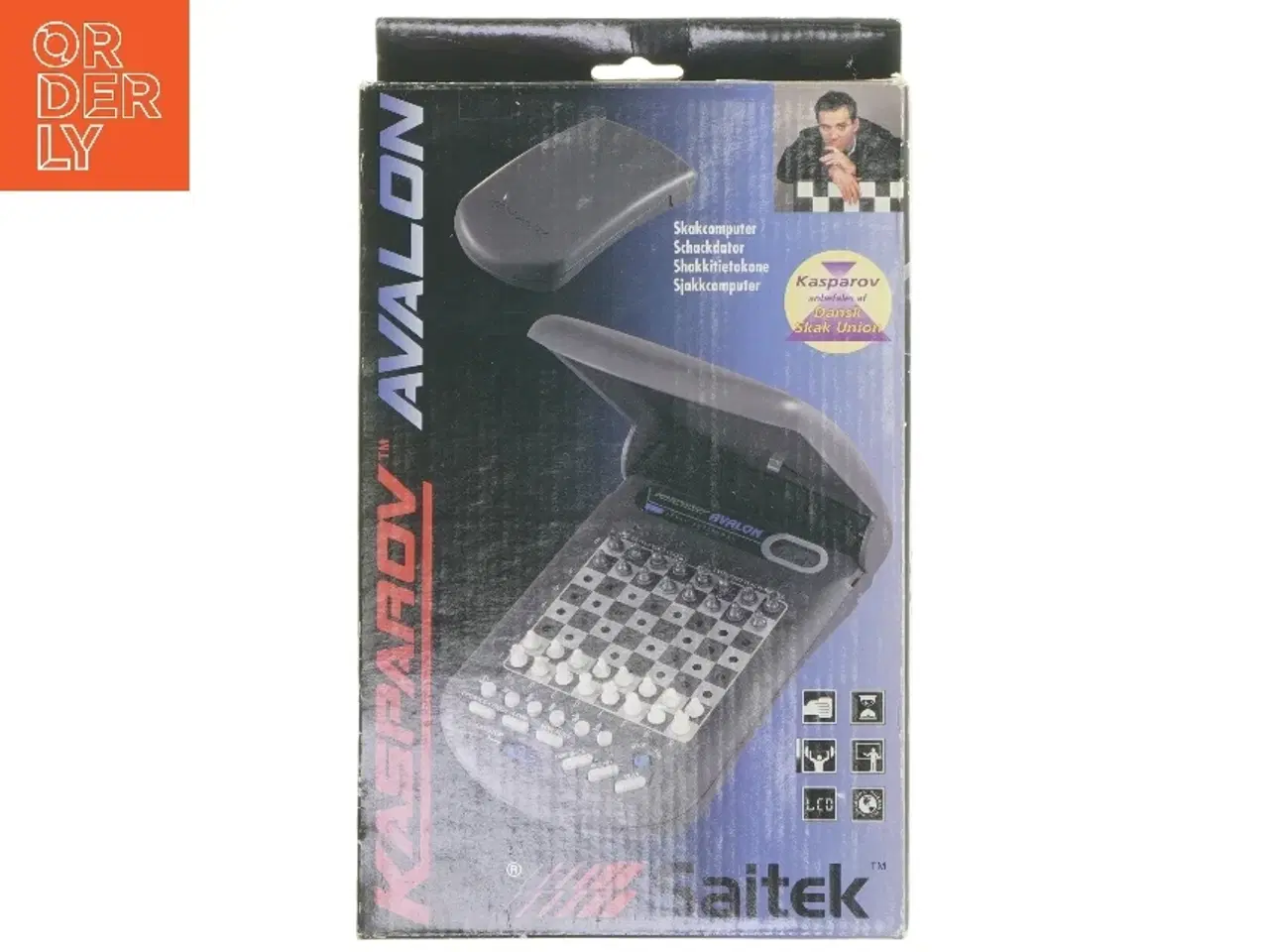 Billede 1 - Kasparov Avalon skakcomputer fra Saitek (str. 17,5x10 cm)