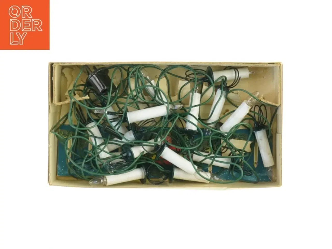 Billede 2 - Vintage julelys i original æske fra Philips (str. 210-240V )