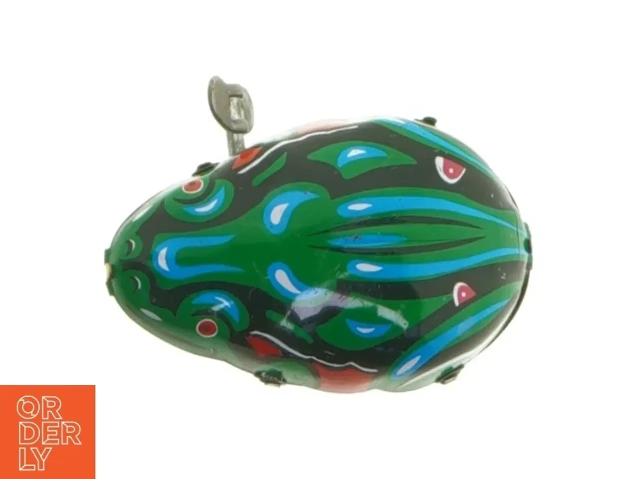 Billede 1 - Optrækkelig metal frø  (str. 8 cm)
