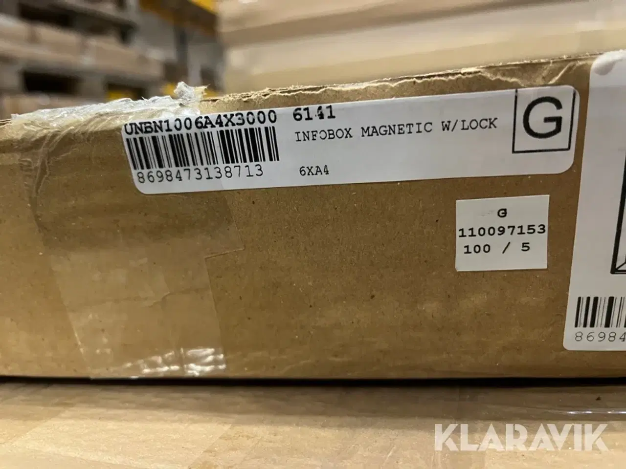 Billede 10 - Infoboks med lås 7 styk