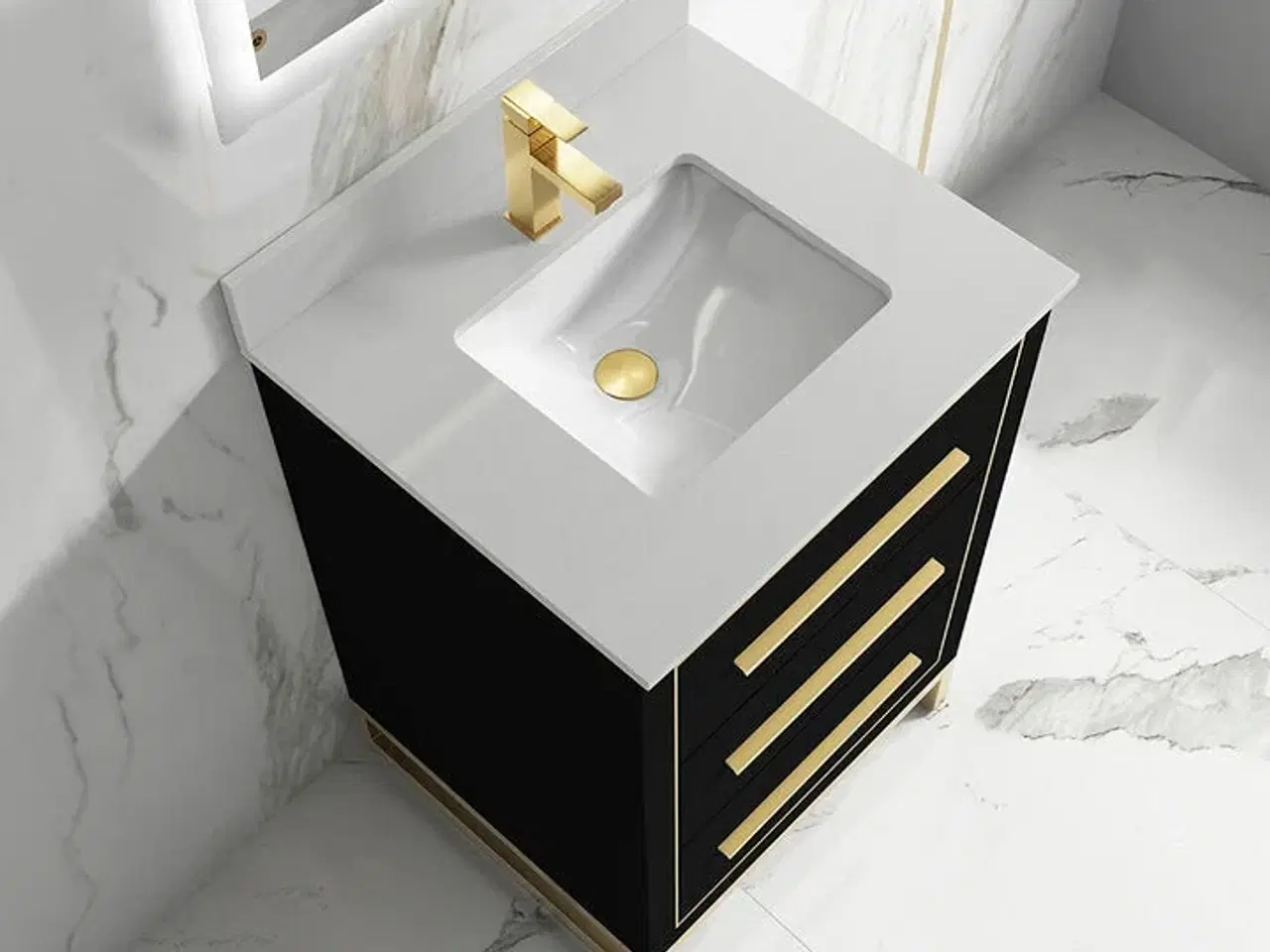 Billede 3 - Baderumsmøbel, Colombia, Black, 60