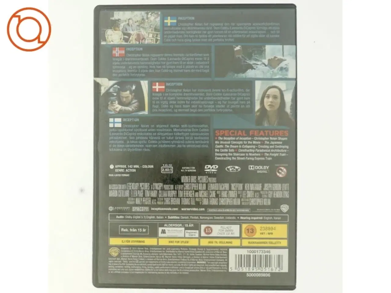 Billede 3 - Inception (DVD)