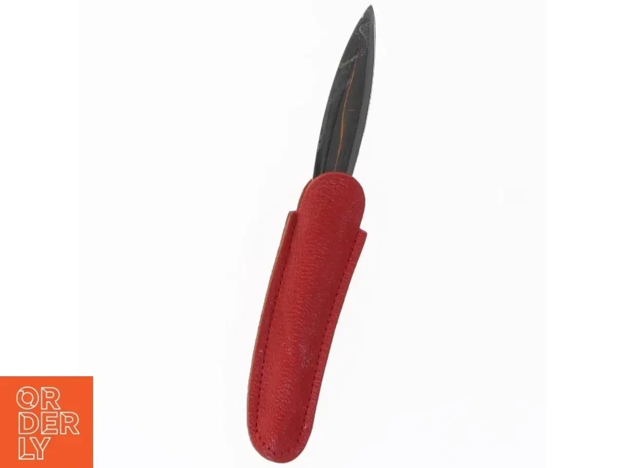 Billede 3 - Kniv med rødt etui (str. 12,5 cm)