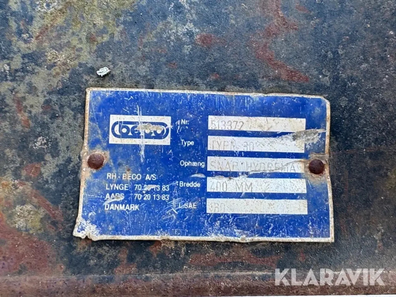 Billede 10 - Rendeskovl Beco 1 styk