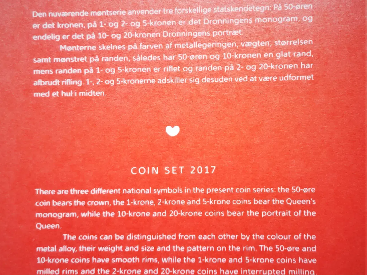 Billede 6 - DET KGL MØNTSÆT 2017 Med 20 KRONE 2017 Guldbryllup