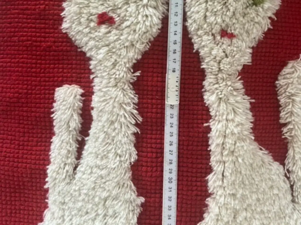 Billede 7 - Rya tæppe/pude betræk, med 2 katte